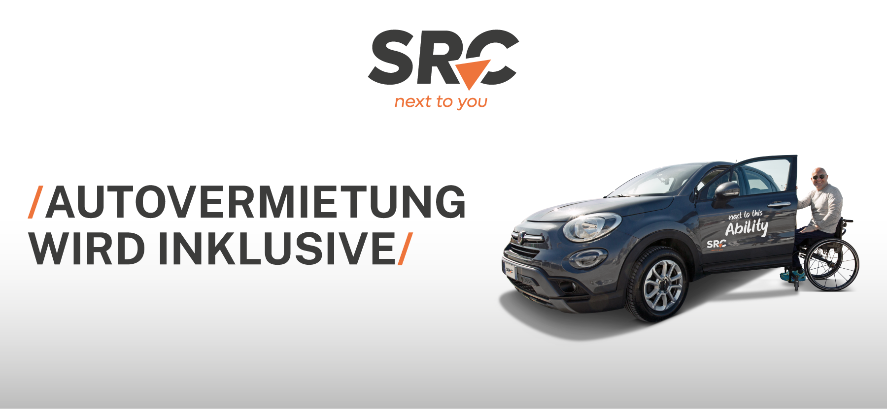 SRC Rent Car: Next to this Ability der erste dienst von autovermietung für menschen mit behinderungen