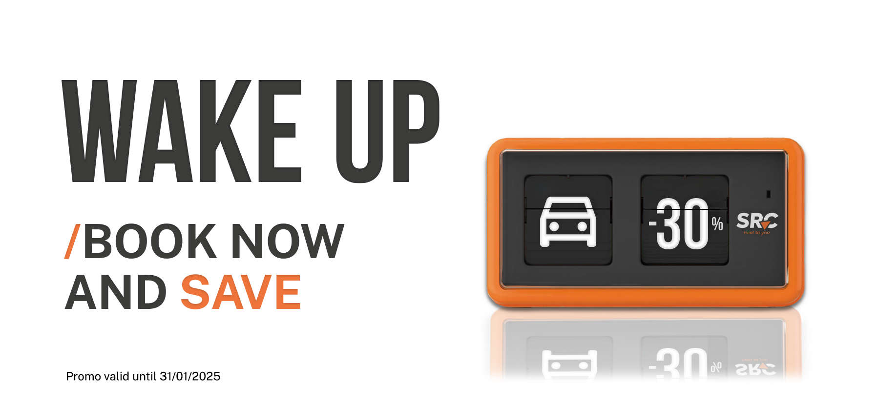 SRC Rent Car Promo Wake Up